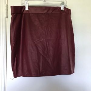 Brand New Women’s Maroon Mini Skirt